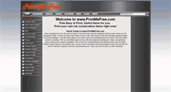 Desktop Screenshot of printmefree.com
